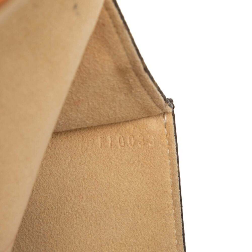 LOUIS VUITTON Authentic Brown Monogram Leather Pochette Hobo Bag - Picture 6 of 7